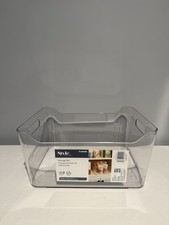 Style Clear Storage Bin New