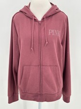 Victoria's Secret Pink Bling Rhinestone Hoodie Morning Rose XL