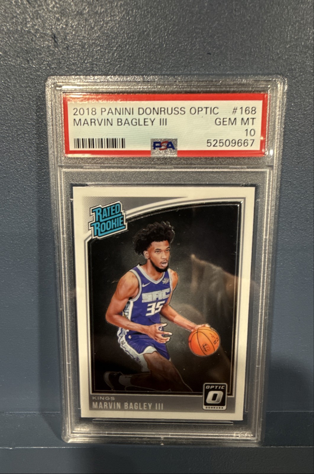 2018-19 Panini Donruss Optic - Rated Rookie Marvin Bagley III #168 (RC)