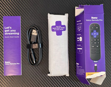 Roku Voice Remote Pro Official Rechargeable Replacement for Roku TV Players