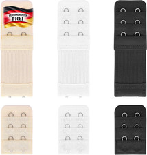 Damen BH Verl&auml;ngerung Set 6 St&uuml;ck elastisch mit 2 Haken Schwangerschaft Zubeh&ouml;r