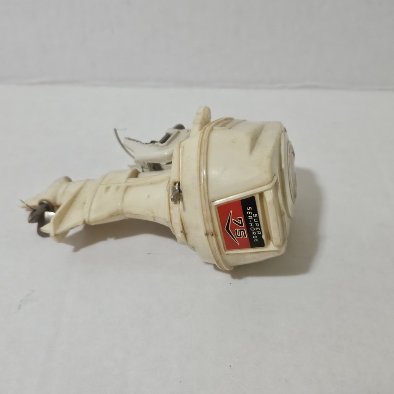 Vintage Johnson Super Sea Horse Seahorse 75 Electric Outboard Boat Motor Toy 