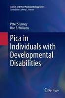 Pica In Individuals With Developmental Disabilities Peter Sturmey