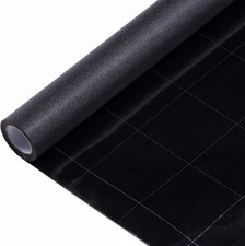 Static Cling Total Blackout Window Film Privacy Room Darkening Window Tint Black