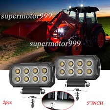 5" Led Tractor Work Lights, 5600Lms Led Truck Work lights Flood Light fits Farm