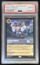 2023 Disney Lorcana EN P1 Gen Con 2023 11 Mickey Mouse PSA 10