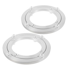 2Pcs Stable Aluminum Alloy Rotating Turntable Base Silent Non Slip Swivel