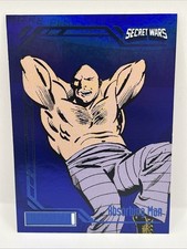 Absorbing Man 2023 UD Marvel Secret Wars Rainbow Blue Parallel Card No. 82