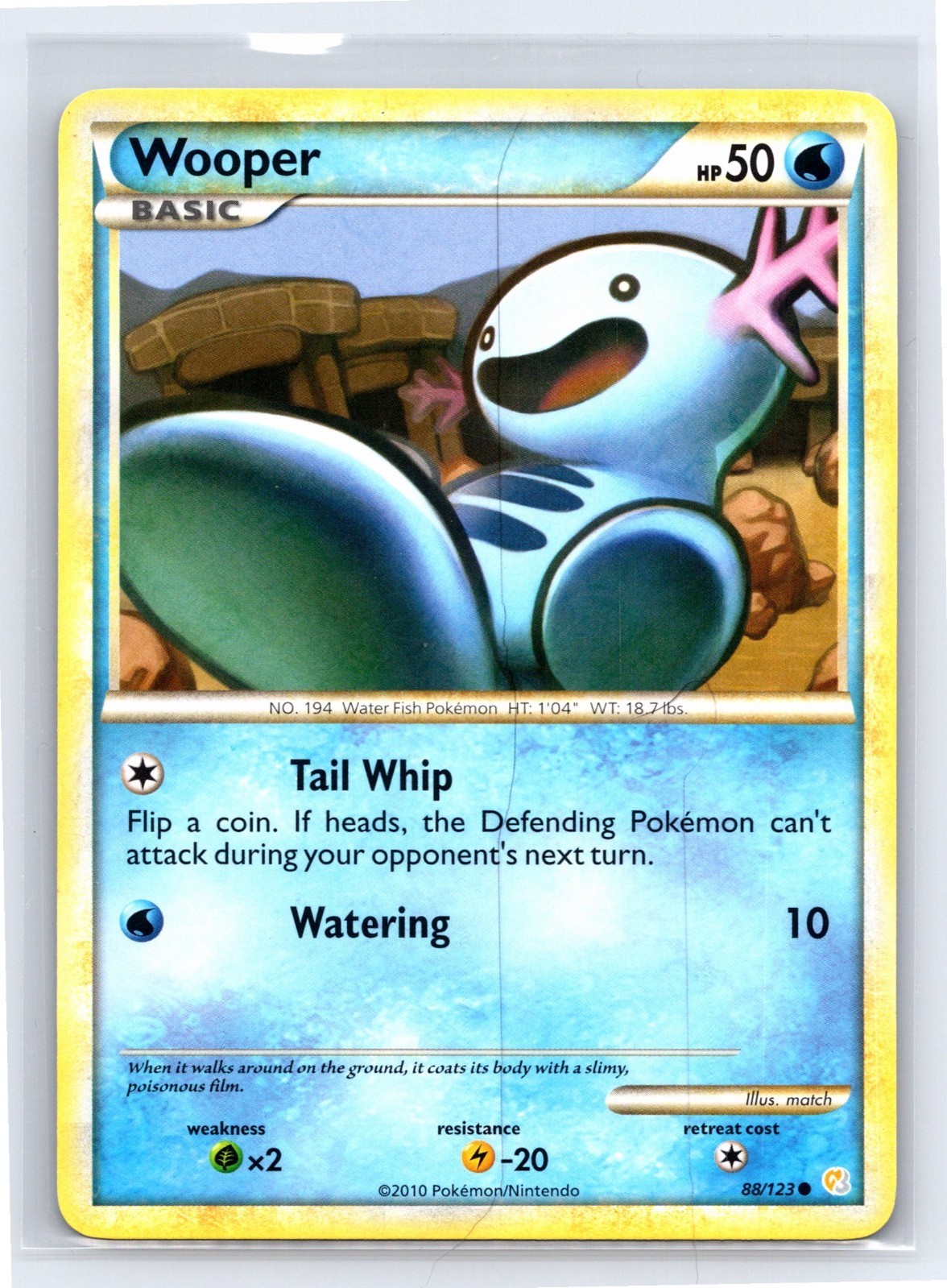 Wooper 88 - HeartGold SoulSilver Normal - LP