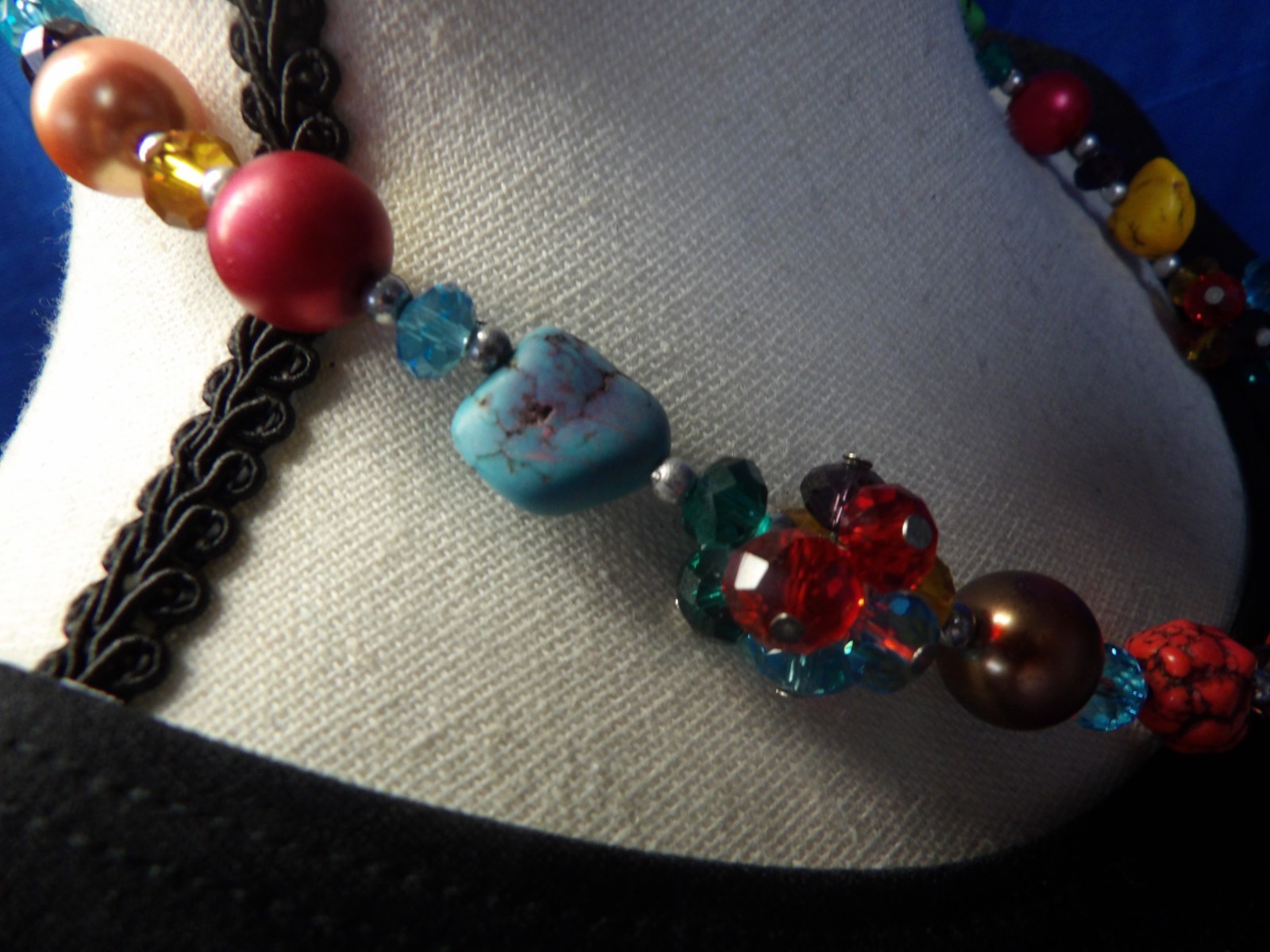 Artisan Crafted Multi-Gemstone Bead NEcklace, Han… - image 10