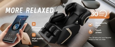 Massage Chair Recliner with Zero Gravity with Full Body Air Pressure