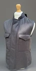 DUNHILL Gilet Vest Quilted Utility Men’s Charcoa 100% Wool Zip S BNWT RRP £1495