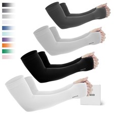Sun Protection Cooling Arm Sleeves with Thumb Holes - Gardening Outdoors Spor