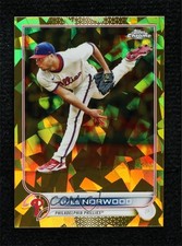 2022 Topps Chrome Update Sapphire Edition Gold 44/50 James Norwood #US193 0b3