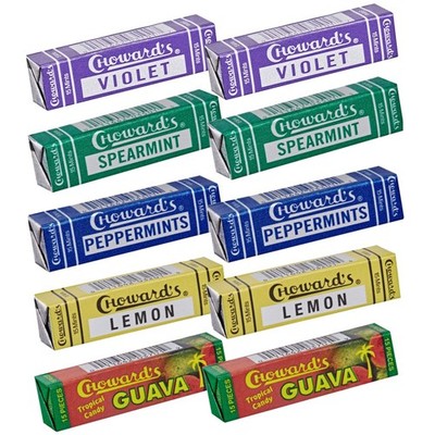 Choward's Mints Candy Variety Pack | Violet, 15 Count (Pack of 10), Violet 