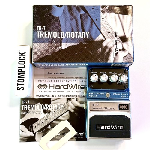 Digitech Hardwire TR-7 Tremolo rotierendes Effekpedal für Gitarre * INKLUSIVE BOX + MEHR