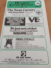 Yorkshire V Surrey Harrogate Cricket Festival July 4th 1981 Scorecard