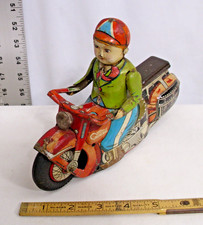 GENERAL MOTORCYCLE TIN FRICTION TOY MODERN TOYS OF JAPAN