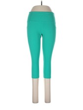 Athleta Women Green Active Pants L Petites
