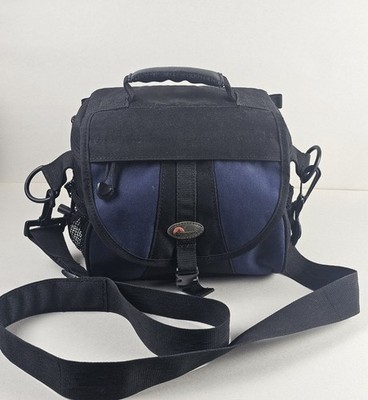 Lowepro EX160 Arctic Blue Black Digital Camera Pouch Shoulder Bag Padded Strap