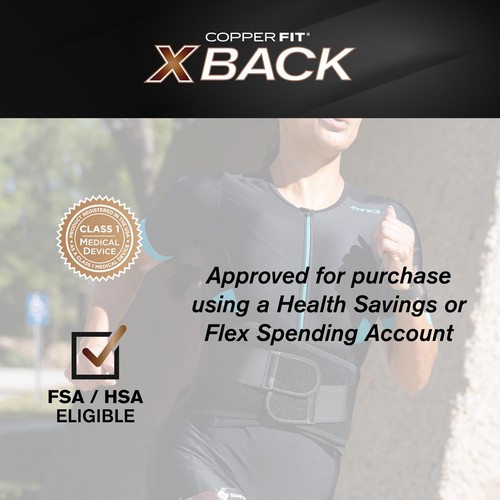 X-Back Brace for Lower Back Pain, Lumbar Support, Large/Xlarge Herniated Disc, - Picture 2 of 6
