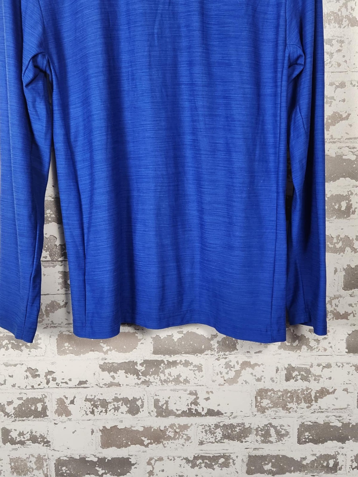 Nike Mens Breathe Dry Fit Shirt Small Blue 1/4 Zip Long Sleeve Training  940177 thumbnail 7