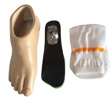 Flat Carbon Fiber Prosthetic Foot, Lower Profile, Max 100kg size 22cm-27cm