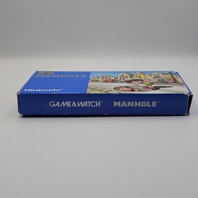 Nintendo Game & Watch Manhole NH-103 1983 Box Styrofoam & Manual Only 