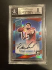 2017 Optic Rated Rookie Auto Red Ref 18/50 Patrick Mahomes BGS 8 PSA 10 the rook