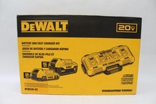 DEWALT 20V Max 4 Port Battery Charger w/ 5.0  2.0 Ah Batteries, DCB235-2C