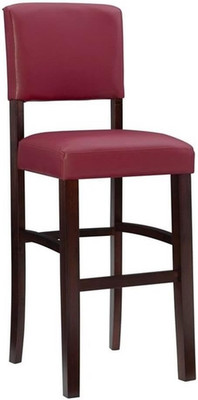 Monaco Dark Red 30'' Bar Stool - Stylish & Modern Design, 17.75''W X 19.5''D