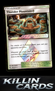 Thunder Mountain Prism Star 191/214 Pokemon Prism Rare SM - Lost Thunder Card NM