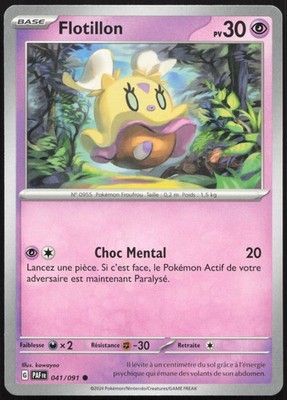 Pokemon Karte Flotillon 041/091 Paldea Destination Französisch