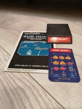 Mattel Intellivision Sub Hunt Spiel, Anleitung, eine Einlage