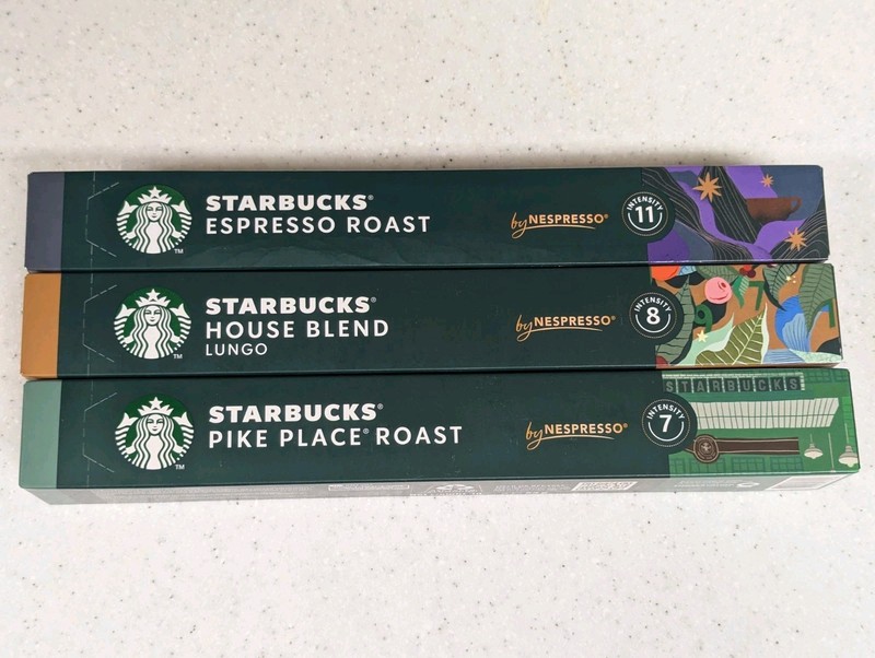 Starbucks by Nespresso, Original Line, Espresso Variety Pack, 30 Count