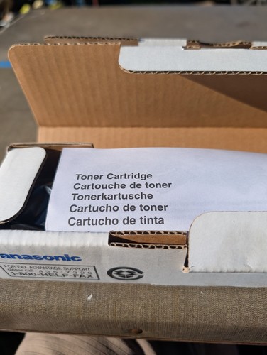 2 NOS Panasonic KX-FA76 Original OEM Toner Cartridge NEW SEALED - Picture 6 of 8