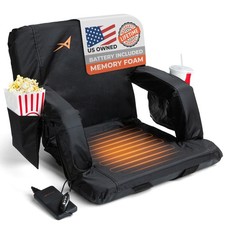 Heated Stadium Seats for Bleachers with Back Support   USB Battery Included -...