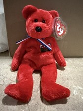 Ty Beanie Babies Wales European Bear UK Exclusive MWMT