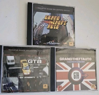 Grand Theft Auto 1 & 2 PC Version GTA Collector Edition + Mission Pack London