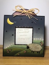Clementine Design Photo Frame Sheep and Cresent Moon for Child's room