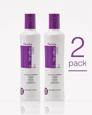 2 pack Fanola No Yellow Purple Shampoo 11.83oz  Anti-Brass Toner Violet Pigment