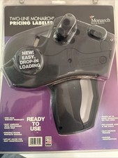  NEW Monarch 1136. Double-Line Manual Pricing Label Gun Black