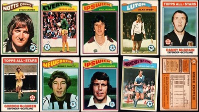 Topps Orange Back 1978-79 UK Football Gum Card 1 to 198 #Pick from List