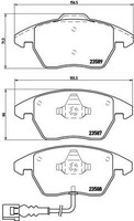 Bremsen Set Bremsscheiben BremsbeläGe Brembo Vorne Hinten FüR VW Golf 5 Passat