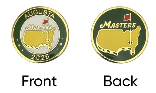 The Masters 2026 Ball Marker and Green Metal Divot Tool - Switchblade DT Style - Bild 2 von 4