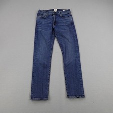 Flint And Tinder Jeans Mens 31x30 Blue Denim Slim Fit Straight Leg Made In USA