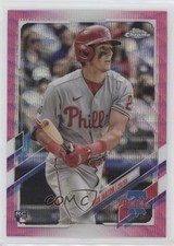 2021 Topps Chrome Update Target Pink Wave Refractor Nick Maton #USC77 09wc