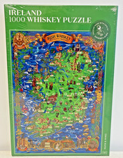 Water & Wines Ireland Whiskey Puzzle 1000 pc Velvet Touch Puzzle w/Poster SEALED