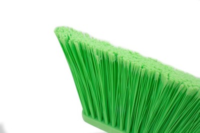Plastic Broom Head, Angled, Flagged for Small Debris Indoor, Outdoor, Home, R...
