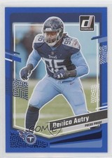 2023 Panini Donruss Press Proof Blue Denico Autry #283 0kb5